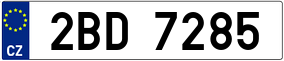 Truck License Plate